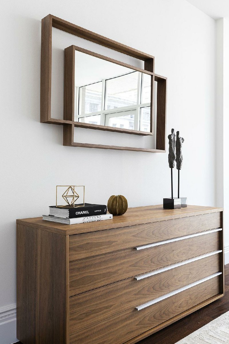 Walnut and other woods are great foundation pieces when looking to achieve a midcentury modern look. 