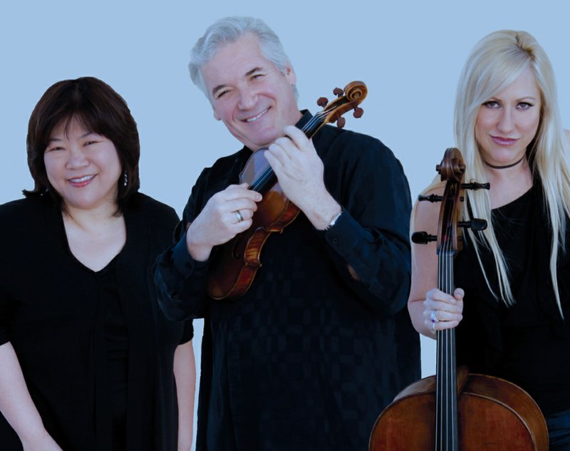 Courtesy Photo Consisting of violinist Pinchas Zukerman, cellist Amanda Forsyth and pianist Angela Cheng, the Zukerman Trio performs classic works at festivals and major venues around the globe.