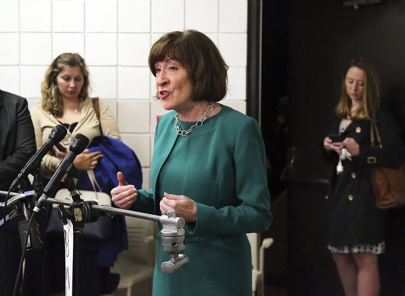 Sen. Susan Collins, R-Maine, said Friday that she was “appalled” at President Donald Trump’s tweet about Supreme Court nominee Brett Kavanaugh’s accuser and indicated she would be willing to let the woman, Christine Blasey Ford, testify later next week than GOP members of the Senate Judiciary Committee had planned. 