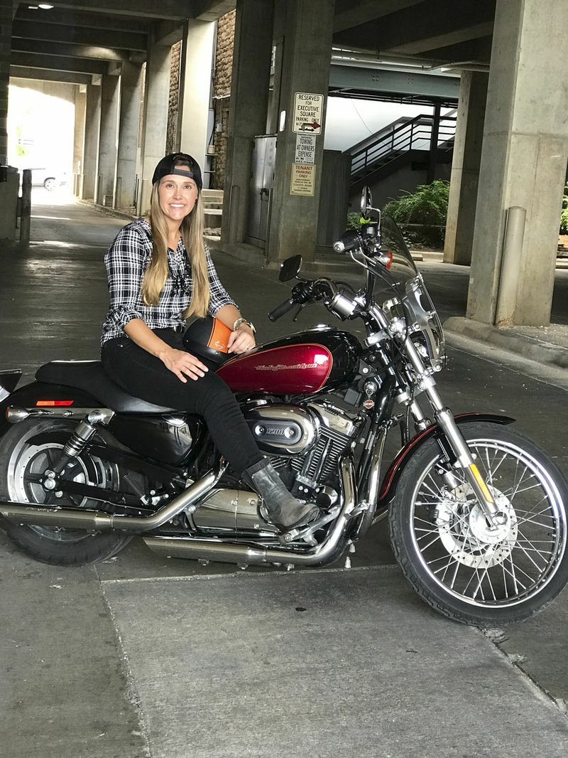 Tina Archer-Cope came to motorcycle riding naturally — and just as naturally, she figured out a way to put the Fayetteville Town Center on the map for this year’s Bikes, Blues & BBQ.