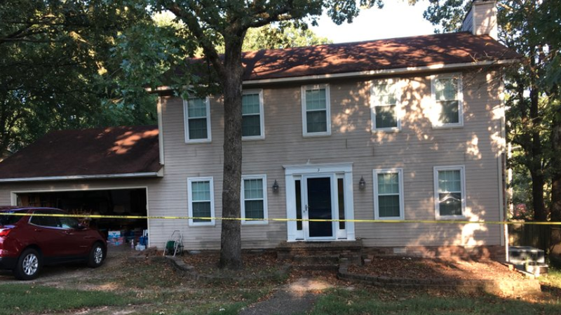 The home on Old Forge Court where Margaret Clevenger, 56, was found unresponsive. 
