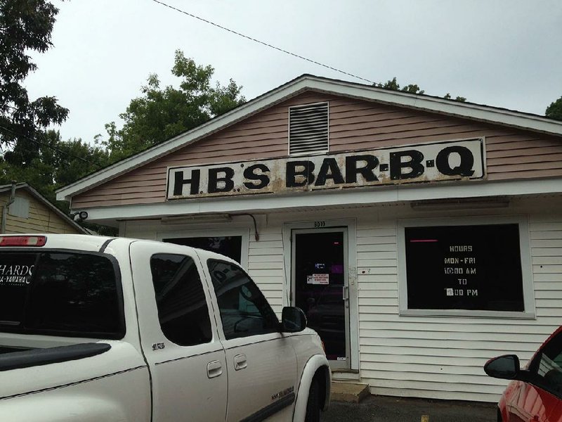 H.B.’s Bar-B-Q, open since 1961, is nestled in a southwest Little Rock residential area.