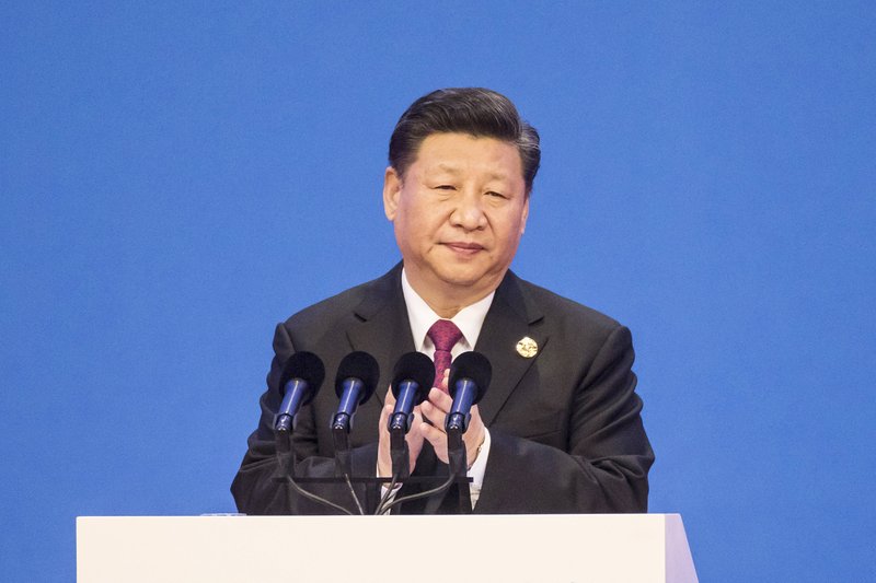 Chinese President Xi Jinping applauds ahead of delivering a speech at the Boao Forum for Asia Annual Conference in Boao, China, on April 10, 2018. 