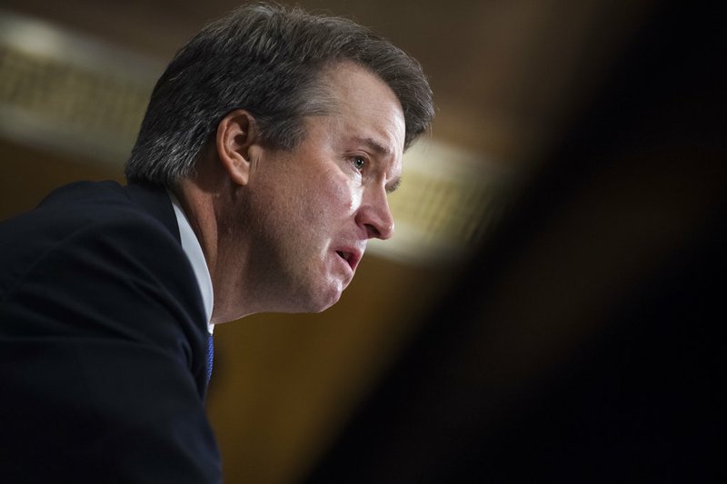 Judge Brett Kavanaugh testifies during the Senate Judiciary Committee hearing on his nomination be an associate justice of the Supreme Court of the United States, focusing on allegations of sexual assault by Kavanaugh against Christine Blasey Ford in the early 1980s. (Tom Williams/Pool Photo via AP)