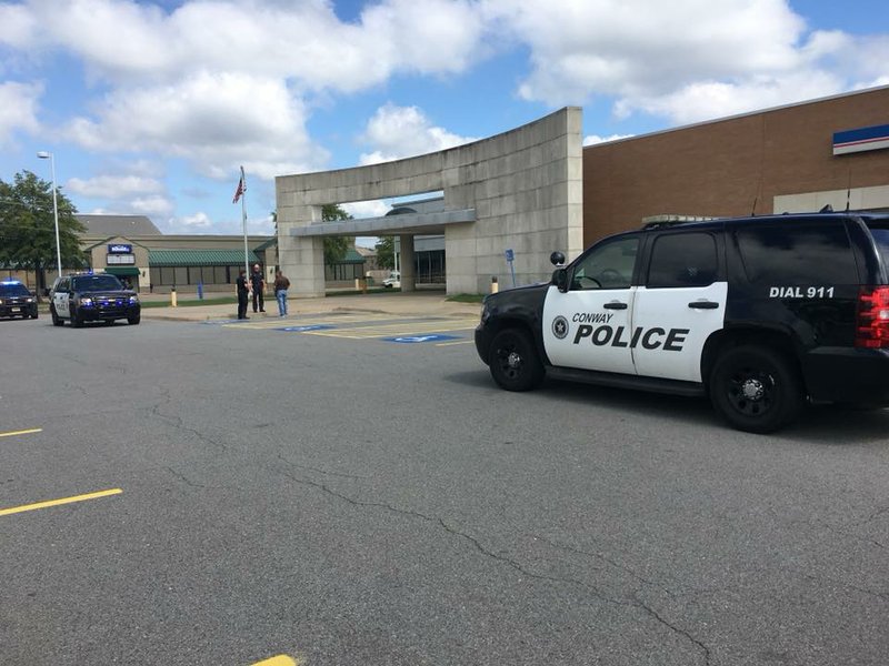 Conway police said a gunman fired shots at a post office Saturday, Sept. 29, 2018. 