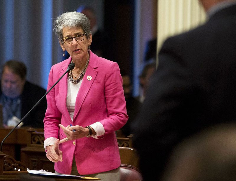 California state Sen. Hannah-Beth Jackson was co-sponsor of a bill, signed Sunday by Gov. Jerry Brown, that requires all publicly traded companies to include at least one woman on their boards of directors by the end of 2019.