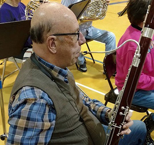 Submitted photo FALL CONCERT: Retired Hot Springs Concert Band Director Hal Thompson plays his bassoon at a past performance by the band. The band will present its annual fall concert at Woodlands Auditorium at 3 p.m. Oct. 14 under the direction of conductor Craig Hamilton. Doors open at 2:30 p.m.