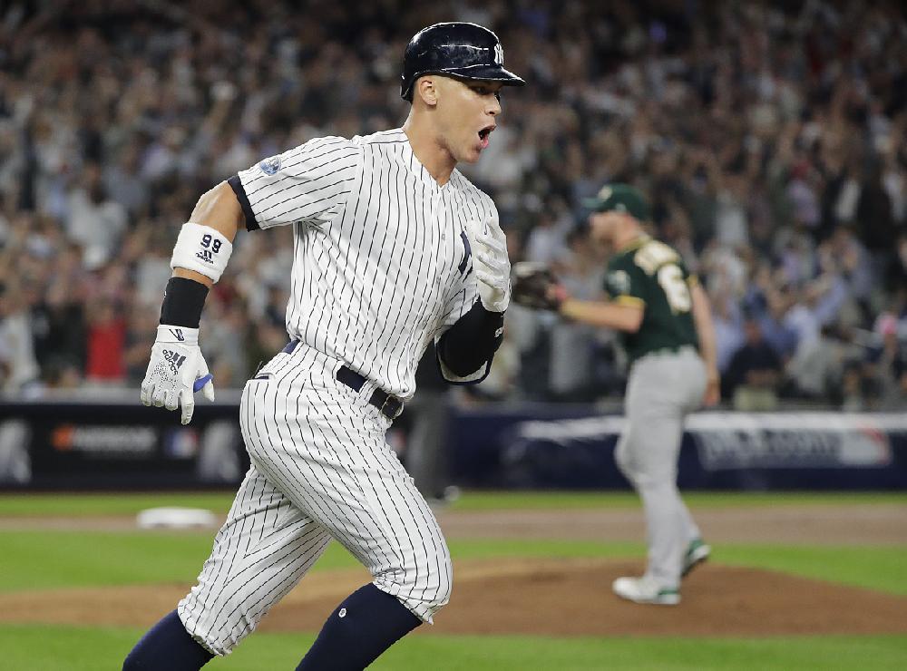 Aaron Judge 'excited' Yankees get outfielder from Red Sox