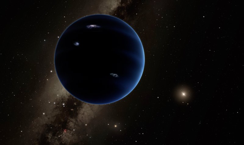 This artist's rendering shows a distant view from Planet Nine back toward the sun. (Photo by NASA/JPL-Caltech/Robert Hurt)
