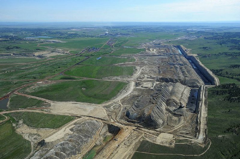 These coal mines near Colstrip, Mont., are operated by Westmoreland Coal Co., which filed for bankruptcy Tuesday. 