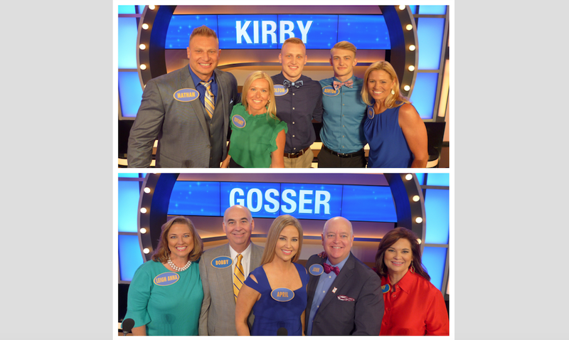 The Kirby family of Little Rock and the Gosser family of North Little Rock will appear on episodes of family feud in late October. 