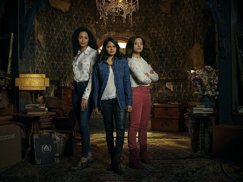 The CW’s reboot of Charmed debuts tonight and stars (from left) Madeline Mantock, Melonie Diaz and Sarah Jeffery as good witches. 
