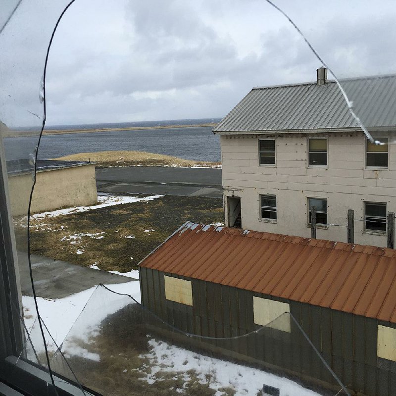 The Adak Naval Air Facility in Alaska’s Aleutian Islands, shown in 2015, has sat largely abandoned since it closed in 1997. Interior Secretary Ryan Zinke mentioned the former base as a potential export hub for shipments of natural gas.