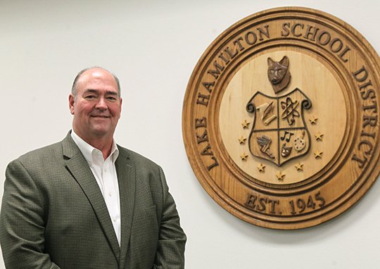 The Sentinel-Record/Richard Rasmussen RETIREMENT PLAN: Steve Anderson, superintendent of Lake Hamilton School District, announced Monday that he intends to retire at the end of the current school year. Anderson has served as superintendent for the district for 13 years, and overall has been in education in Arkansas for 38 years in three different school districts.