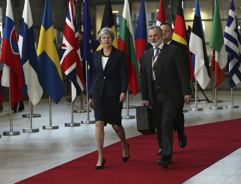 British Prime Minister Theresa May arrives Wednesday in Brussels for a European Union summit that had been billed as a “moment of truth.” 
