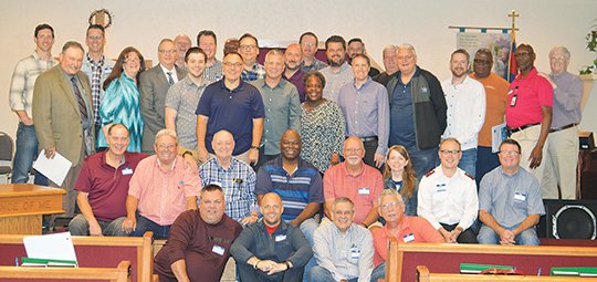 Submitted photo PASTOR GROUP: The Pastors Prayer Group has quietly grown to include some 120 pastors and associated pastors over the course of four years.