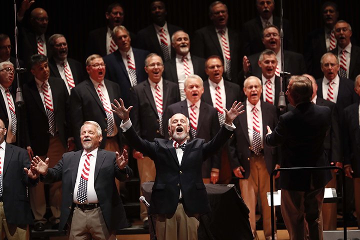 Photo courtesy Frank Luther The fifth annual Heritage of Hymns Festival presented by the Singing Men of Arkansas, under the direction of Jerry Newman, is scheduled for 3 p.m. Sunday at First United Methodist Church in Springdale. The free concert will also feature Ozark Bronze and congregational singing. Information: Email bedford.mike@gmail.com.