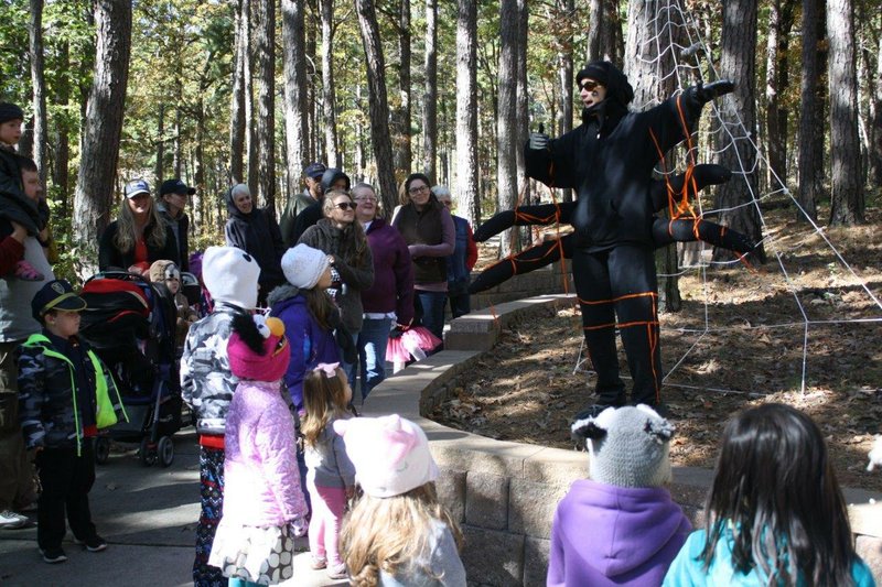 Courtesy Photo A spider is one of many woodland creatures who will share information about Hobbs State Park at the Living Forest event on Oct. 27.