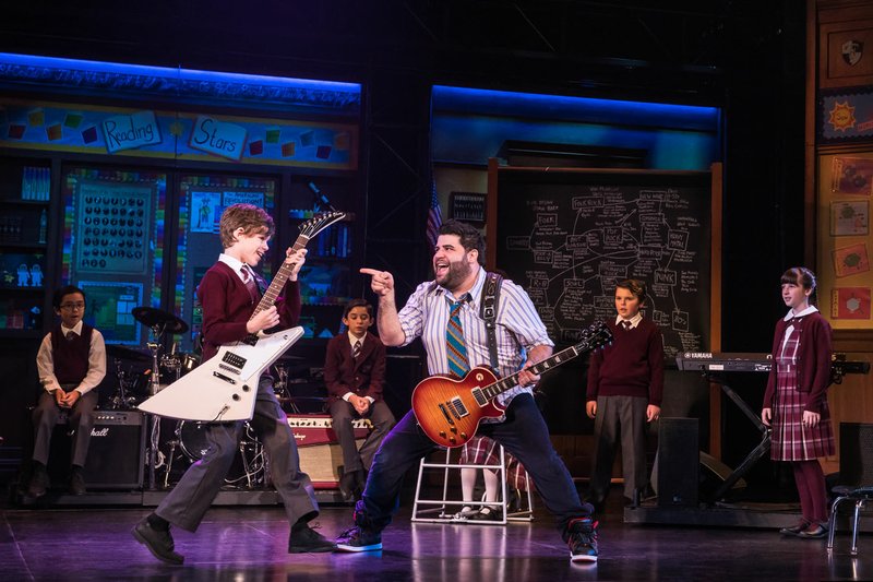 Courtesy photos The stage version of the 2003 Jack Black film "School of Rock" features all the songs from the original movie, plus 14 new tunes written by Andrew Lloyd Webber.