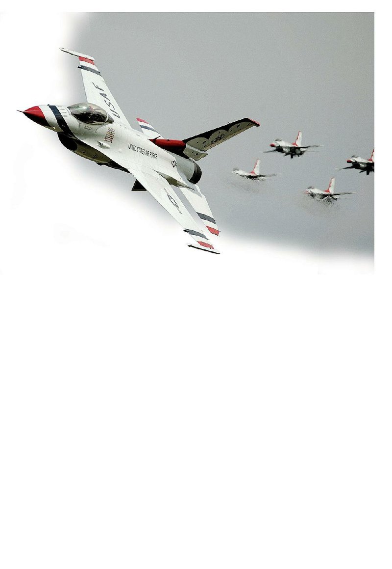 The U.S. Air Force Thunderbirds will headline the high- flying action at Thunder Over the Rock Air Show on Saturday and Sunday. 