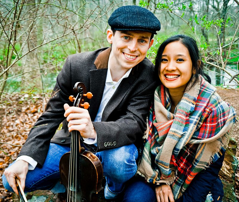 Submitted photo HIGHLANDS DUO: The Highlands Duo includes American violinist Benjamin Shute and Malaysian harpsichordist Anastasia Abu Bakar.
