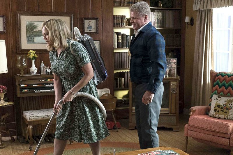 Mary McCormack and Michael Cudlitz star as the parents in ABC’s The Kids Are Alright, a sort-of knock off of The Wonder Years and The Goldbergs, but set in early ’70s Southern California. It’s narrated by the middle son of a large working-class Irish Catholic family.
