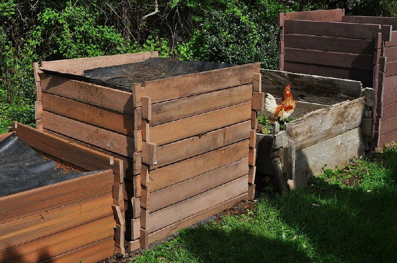 A good compost bin makes easy work of adding ingredients or removing compost and also fends off scavengers and retains heat and moisture. 
