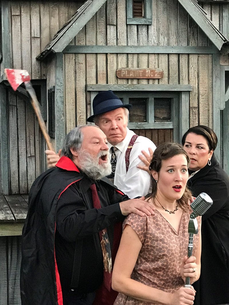 Courtesy photo Director Peter Gaskin says that the Northwest Arkansas Audio Theater's production of "Dracula" will feature thrills and chills -- and fantastic sound effects.