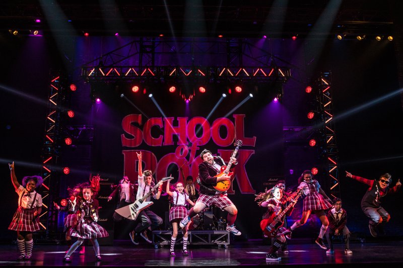 Courtesy photo There are four more chances to catch the first national tour of Andrew Lloyd Webber's "School of Rock" at the Walton Arts Center in Fayetteville through Oct. 28.