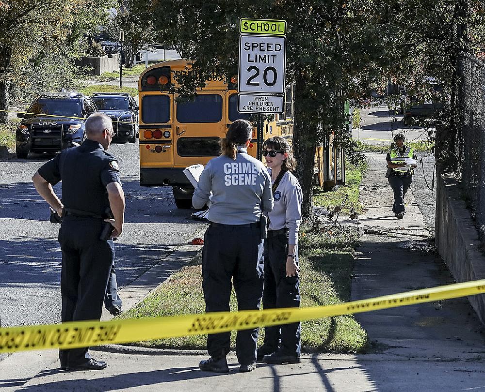School bus driver dies after being struck by his own bus in Little Rock ...