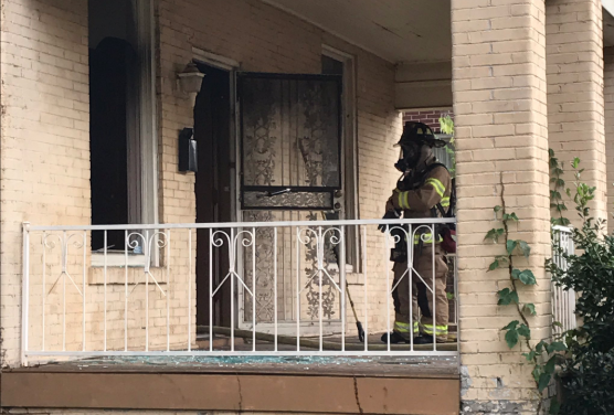 Firefighters responded to a fire Tuesday afternoon in downtown Little Rock.