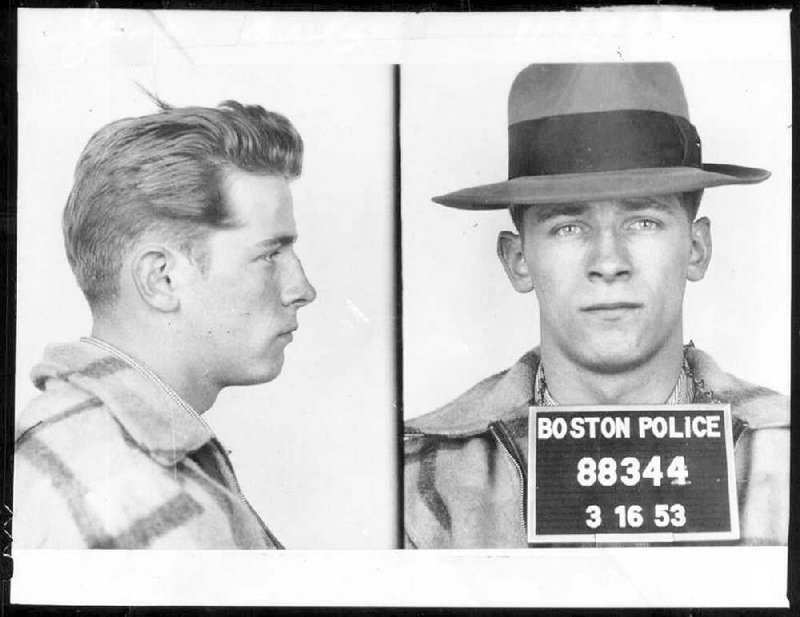 This 1953 Boston police booking photo shows James “Whitey” Bulger. The former member of the FBI’s “Ten Most Wanted List” was arrested on June 23, 2001, in Santa Monica, Calif., after 16 years on the run.