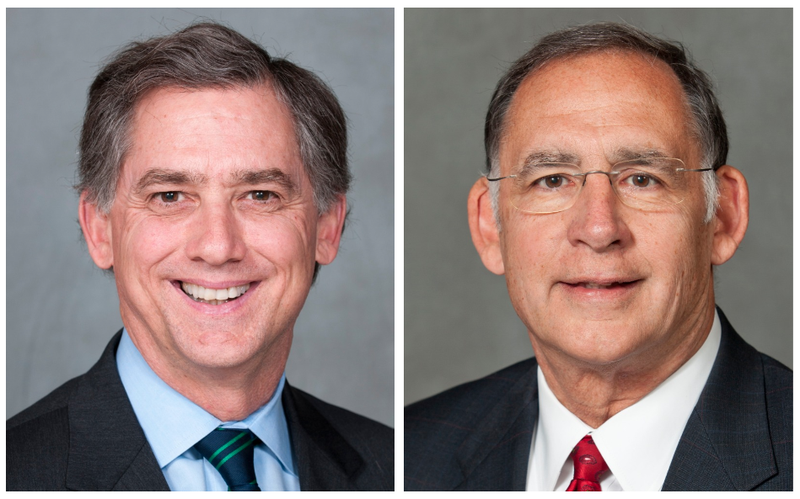 U.S. Rep. French Hill, left, and U.S. Sen. John Boozman are shown in these file photos.