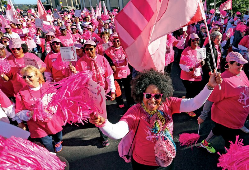 The annual Susan G. Komen Race for the Cure.