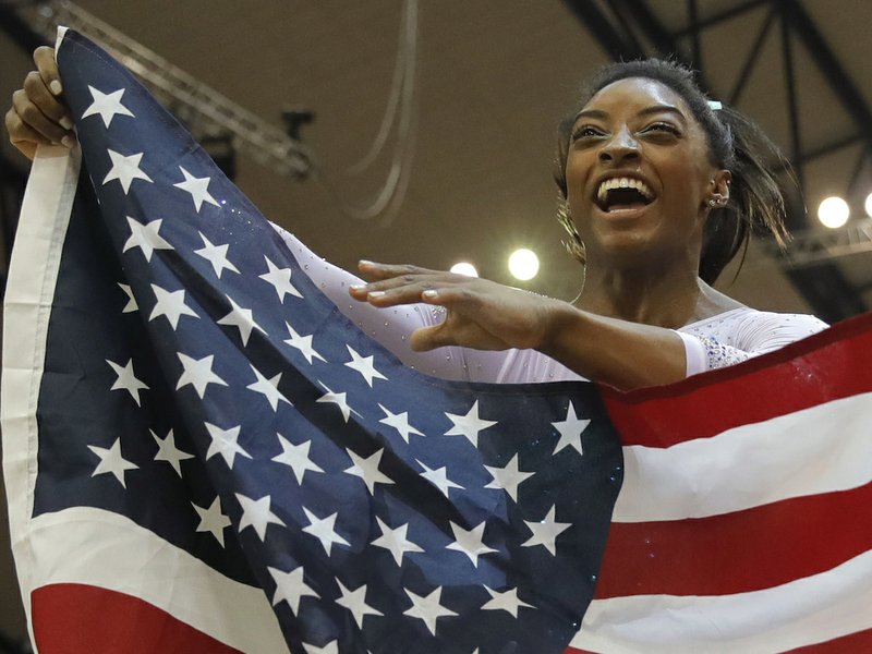 Biles Becomes First Woman To Win 4 All-around World Titles | Hot ...