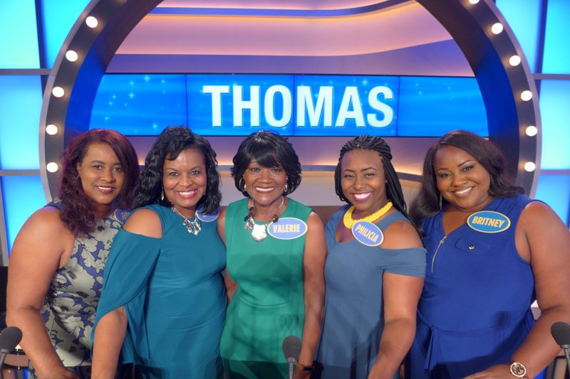 The Thomas family of Little Rock will appear Nov. 14 on an episode of Family Feud.