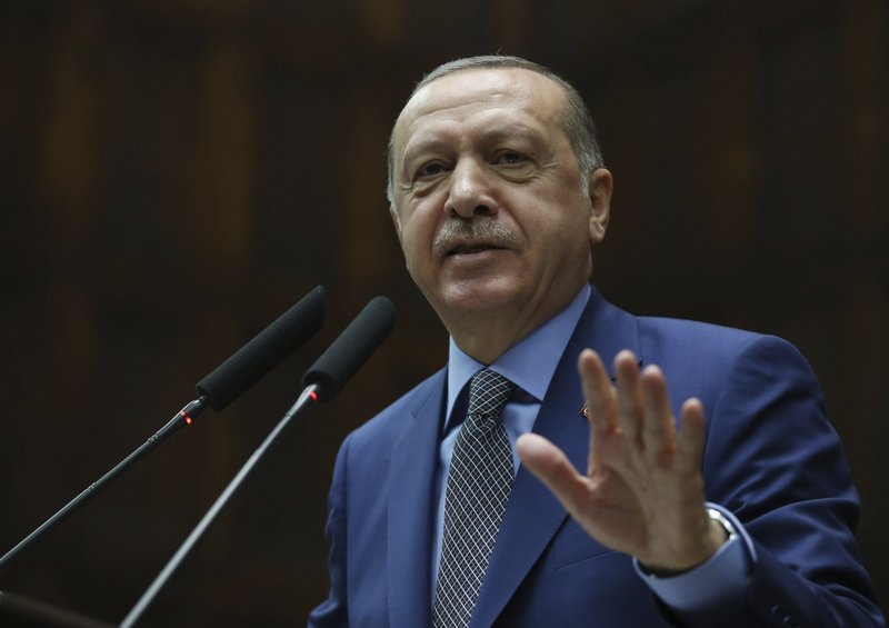 Turkish President Recep Tayyip Erdogan said Saturday that President Donald Trump told him during a phone conversation that he would “instruct his ministers” to look into charges against an executive of the Turkey-owned Halkbank related to a scheme to evade U.S. sanctions against Iran.