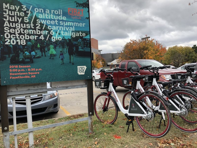 Fayetteville bicycle sharing program adapts The Arkansas Democrat