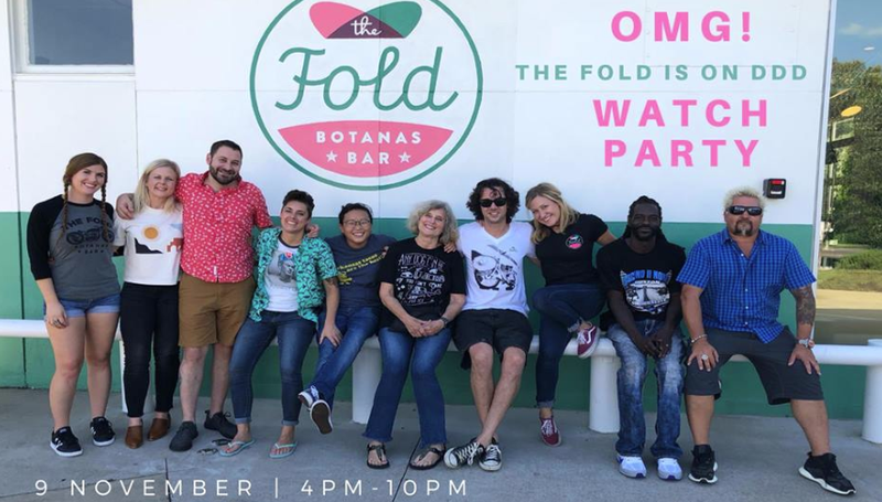 The Fold: Botanas & Bar will organize a watch party Friday to celebrate its appearance on the Food Network show "Diner, Drive-Ins and Dives."