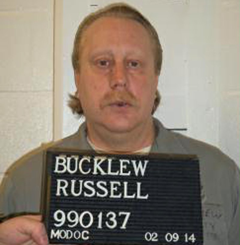 This undated file photo provided by the Missouri Department of Corrections shows Russell Bucklew.  (Missouri Department of Corrections via AP File)