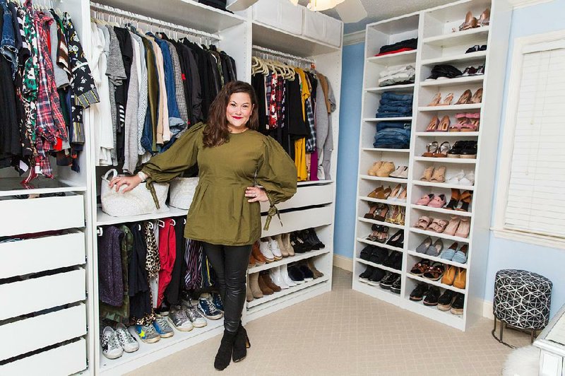 Stacy Smallwood, a Charleston, S.C., boutique owner, enlisted the help of professional organizer Julia Pinsky to get her closet in order. 