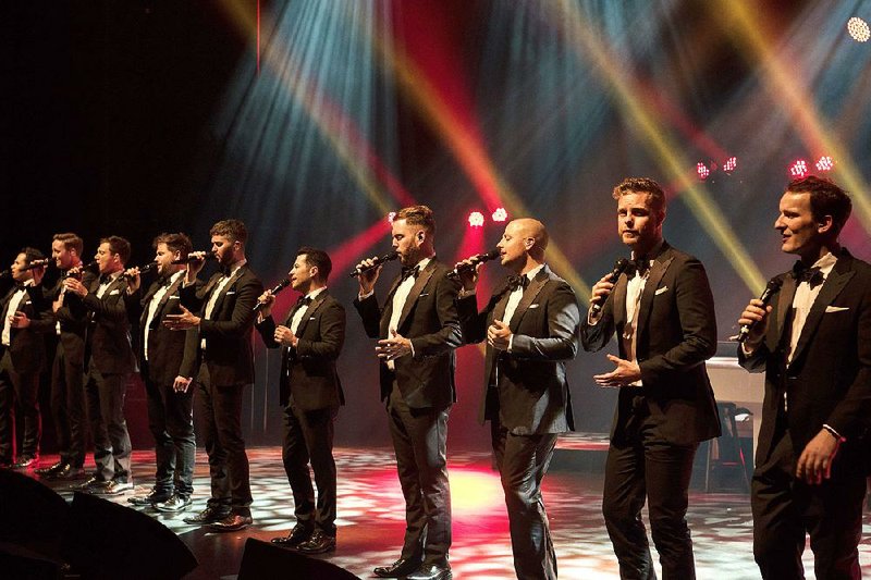 The Ten Tenors, on tour, perform Monday in Fort Smith and Tuesday in Conway. 