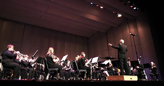 Submitted photo ENSEMBLE PERFORMS: The Ouachita Baptist University Wind Ensemble will present a concert at 7:30 p.m. Monday in Jones Performing Arts Center.