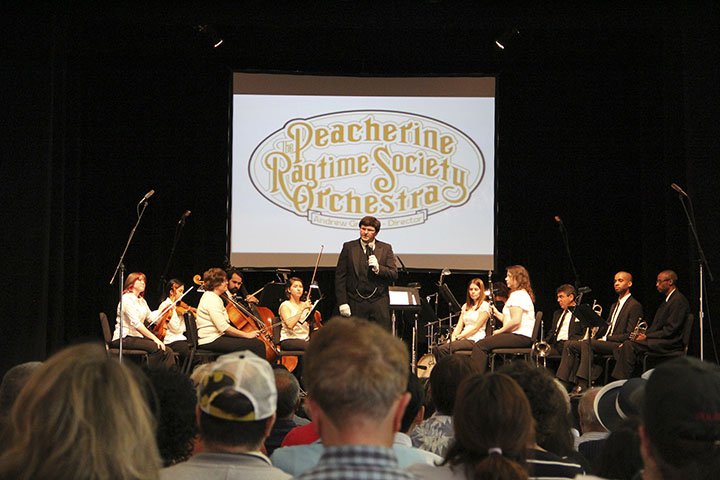 Courtesy Photo Andrew Greene had his own ragtime orchestra by the time he was 16, and in 2010 founded the Peacherine Ragtime Society Orchestra while a student at the University of Maryland. "Since then we've been growing and performing nationwide, gathering rave reviews wherever we go," he says.