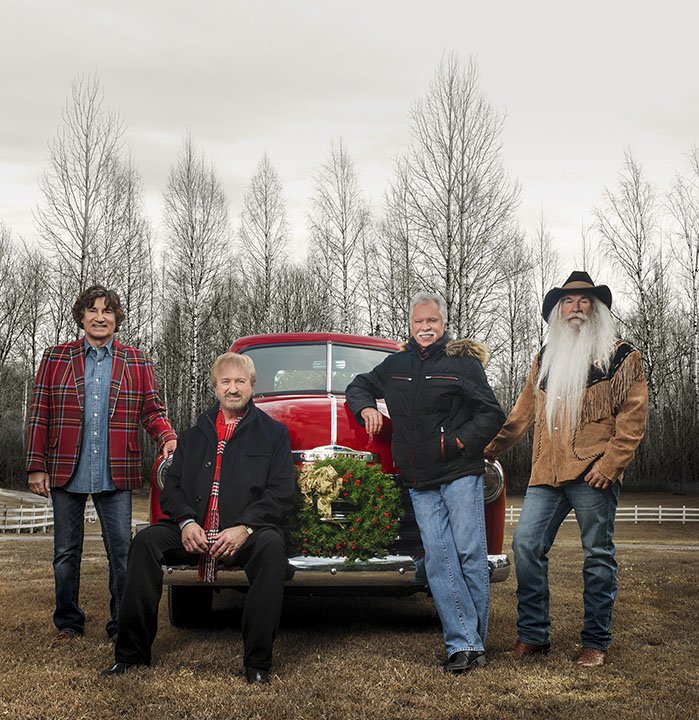 Courtesy Photo Richard Sterban, far left, joined the Oak Ridge Boys in 1972, after touring with Elvis Presley as part of J.D. Sumner and the Stamps Quartet. The Oak Ridge Boys now range in age from 70 to 79, with him in the middle at 75.