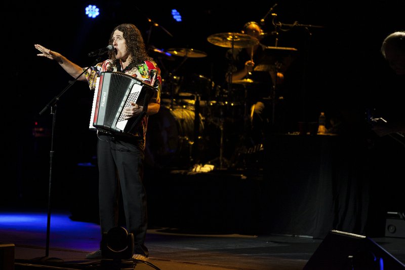 Weird Al Yankovic performs at the Perot Theatre in Texarkana, Texas in this 2013 file photo. (Curt Youngblood / The Texarkana Gazette)
 
