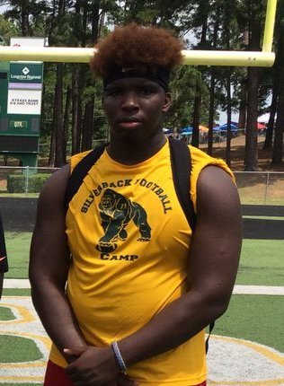 2020 OL Ty'kieast Crawford. 