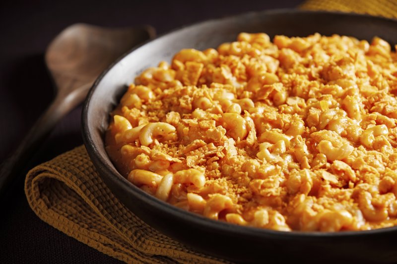 Roasted Red Pepper Mac and Cheese. 