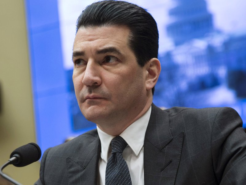 Scott Gottlieb, commissioner of the Food and Drug Administration, is shown in this file photo.