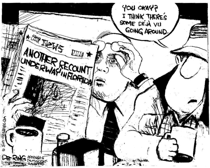 JOHN DEERING CARTOON: Another recount underway in Florida | The ...